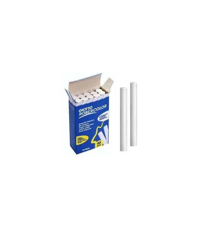 TIZAS BLANCAS ANTIPOLVO GIOTTO ROBERCOLOR CAJA 10 UNIDADES
- TESTADAS DERMATOLOGICAMENTE