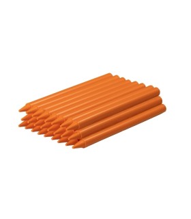 CERAS PLASTICOLOR JOVI UNICOLOR NARANJA 25 UNIDADES