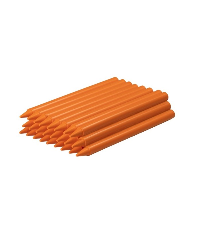CERAS PLASTICOLOR JOVI UNICOLOR NARANJA 25 UNIDADES