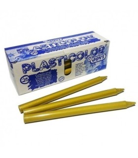 CERAS PLASTICOLOR JOVI UNICOLOR ORO 25 UNIDADES