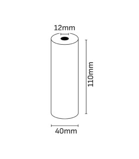 ROLLO DE PAPEL TERMICO OQONOS 110x40x12mm SIN BPA