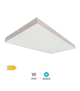 PANEL LED SUPERFICIE RECTANGULAR KISONGO GSC 90x30cm 36W LUZ BLANCA 6000K 3900 LUMENES