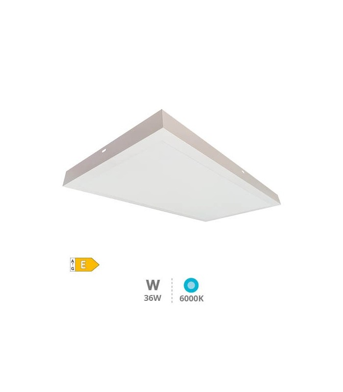 PANEL LED SUPERFICIE RECTANGULAR KISONGO GSC 90x30cm 36W LUZ BLANCA 6000K 3900 LUMENES