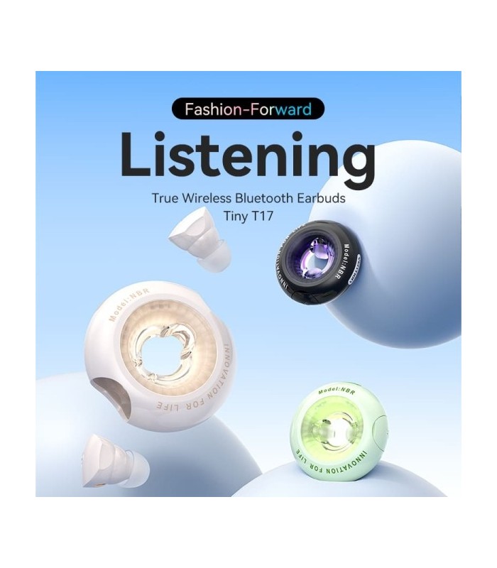 AURICULARES INALAMBRICOS VENTION TINY T17 NEGROS - BLUETOOTH 5 3 - AUTONOMIA 6 HORAS