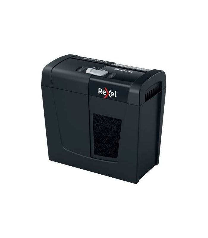 DESTRUCTORA REXEL SECURE X6 - CORTE PARTICULAS P-4 - DESTRUYE HASTA 6 HOJAS - CAPACIDAD 10