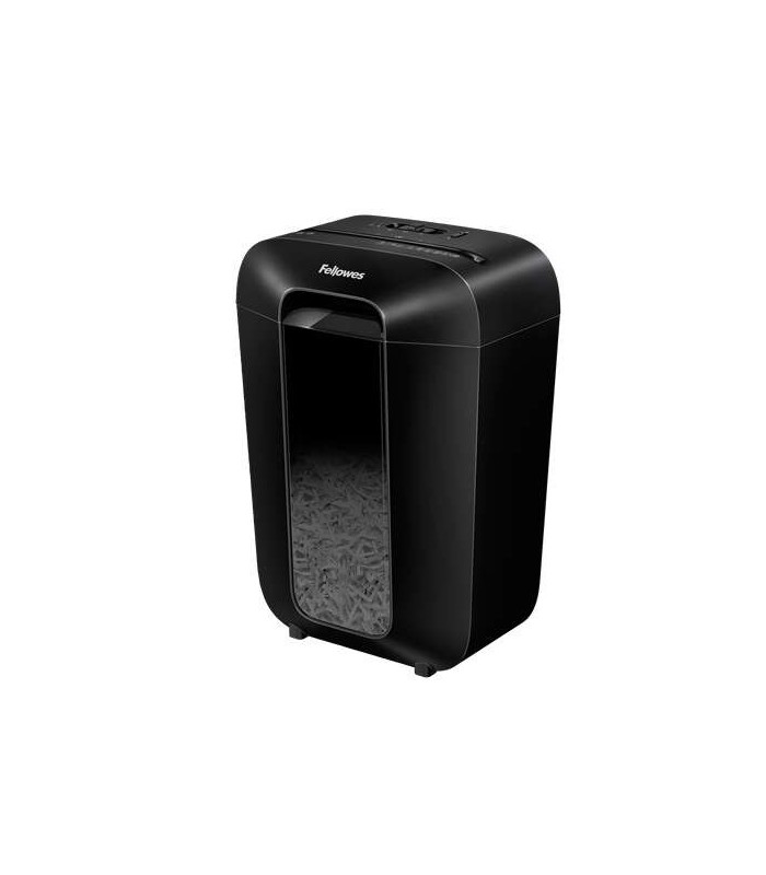 DESTRUCTORA FELLOWES POWERSHRED LX70 NEGRA - CORTE PARTICULAS P-4 - DESTRUYE HASTA 11 HOJA