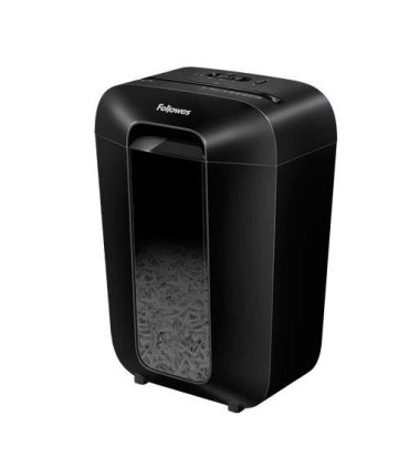 DESTRUCTORA FELLOWES POWERSHRED LX70 NEGRA - CORTE PARTICULAS P-4 - DESTRUYE HASTA 11 HOJA