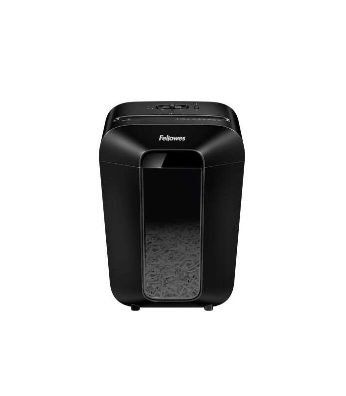 DESTRUCTORA FELLOWES POWERSHRED LX70 NEGRA - CORTE PARTICULAS P-4 - DESTRUYE HASTA 11 HOJA