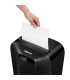 DESTRUCTORA FELLOWES POWERSHRED LX70 NEGRA - CORTE PARTICULAS P-4 - DESTRUYE HASTA 11 HOJA