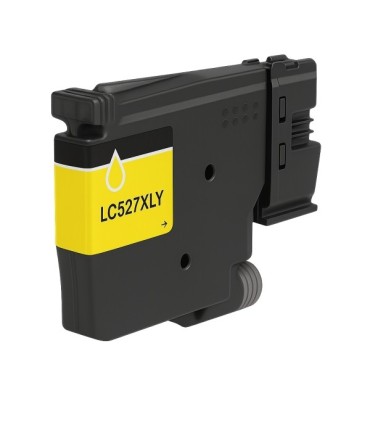 CARTUCHO BROTHER COMPATIBLE LC527XL AMARILLO LC527XLY - LC527Y 2 000 COPIAS