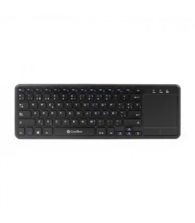 TECLADO INALAMBRICO TOUCHPAD COOLBOX TEW01-BK - INDICADO PARA PC, SMART TV...…..