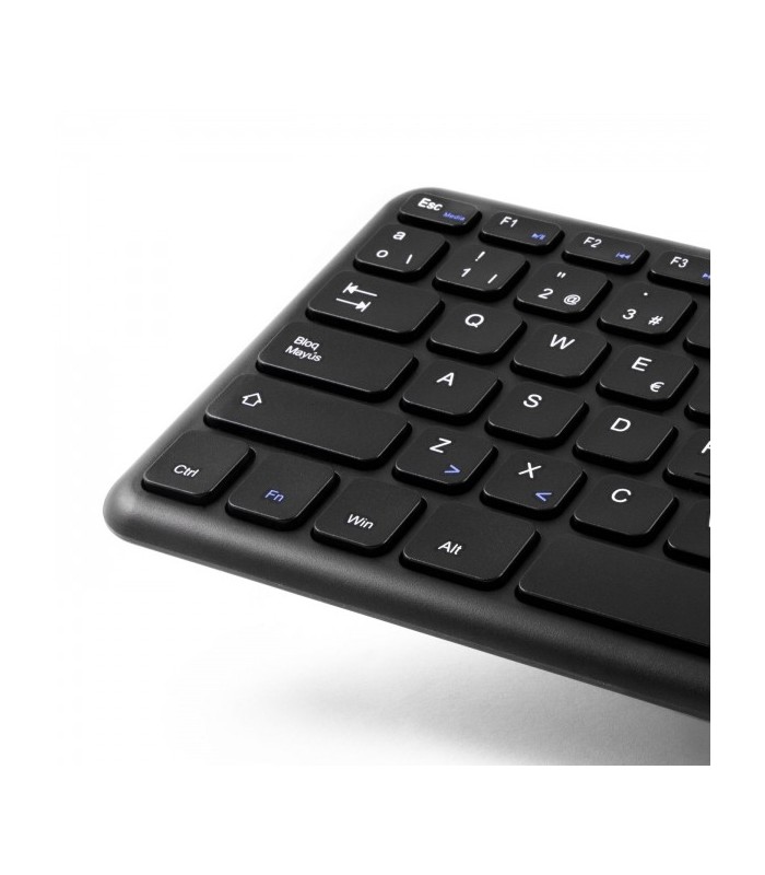 TECLADO INALAMBRICO TOUCHPAD COOLBOX TEW01-BK - INDICADO PARA PC, SMART TV...…..