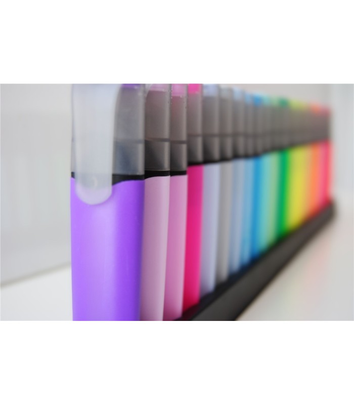 ROTULADOR FLUORESCENTE LONG LIFE 12 COLORES BISMARK