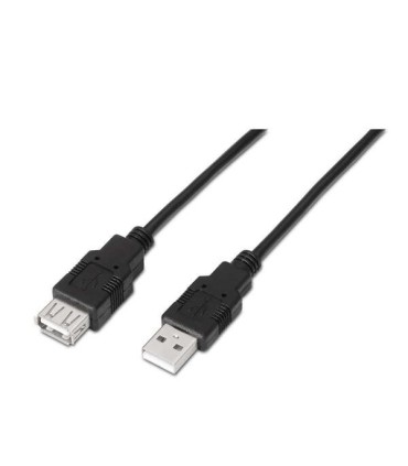 CABLE USB ALARGADOR AISENS NEGRO - USB-A MACHO A USB-A HEMBRA 2 0 - 3 METROS