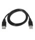 CABLE USB ALARGADOR AISENS NEGRO - USB-A MACHO A USB-A HEMBRA 2 0 - 3 METROS