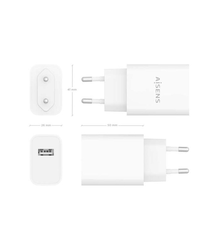CARGADOR DE PARED AISENS 10W - 1xUSB