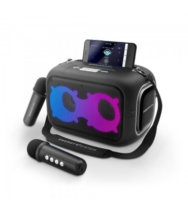 ALTAVOZ ENERGY SISTEM KARAOKESTAR NEGRO - 60W - 2 MICROFONO INALAM  - AUTONOMIA 8 HORAS