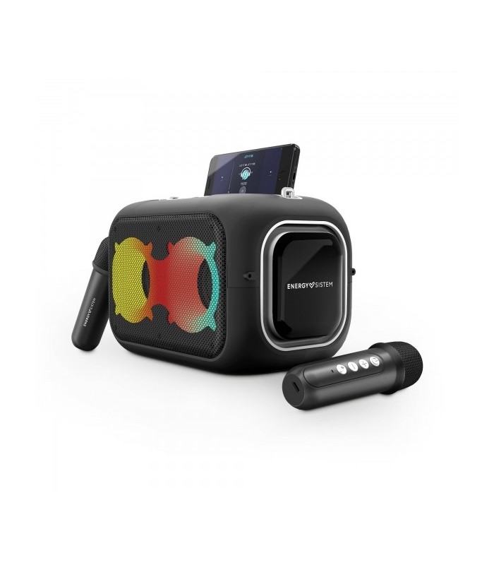 ALTAVOZ ENERGY SISTEM KARAOKESTAR NEGRO - 60W - 2 MICROFONO INALAM  - AUTONOMIA 8 HORAS
