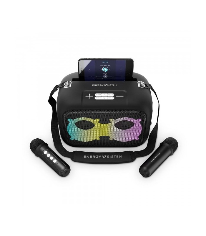 ALTAVOZ ENERGY SISTEM KARAOKESTAR NEGRO - 60W - 2 MICROFONO INALAM  - AUTONOMIA 8 HORAS