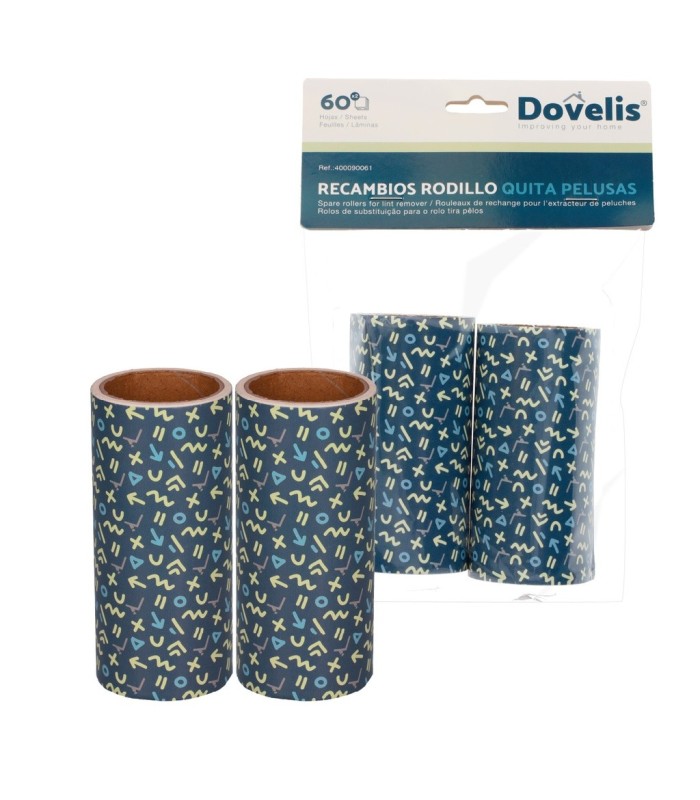 BOLSA RECAMBIOS 2 RODILLOS QUITA PELUSAS DOVELIS GSC 60 HOJAS