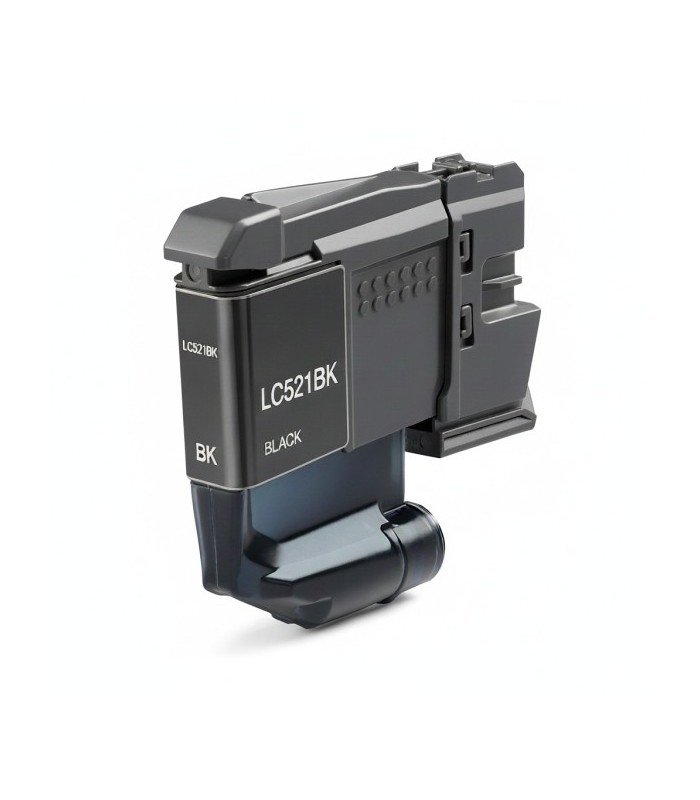 CARTUCHO BROTHER COMPATIBLE LC521 NEGRO LC521BK 500 COPIAS