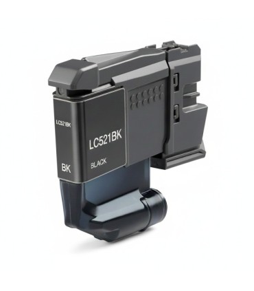 CARTUCHO BROTHER COMPATIBLE LC521 NEGRO LC521BK 500 COPIAS
