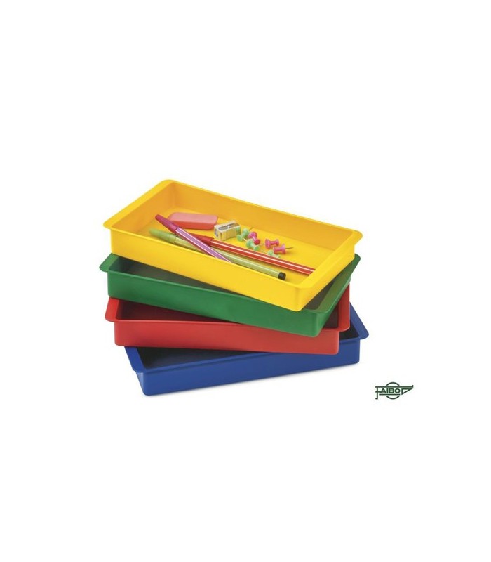 PACK 10 BANDEJAS MULTIUSOS FAIBO REF 209 COLORES SURTIDOS 247X125X30