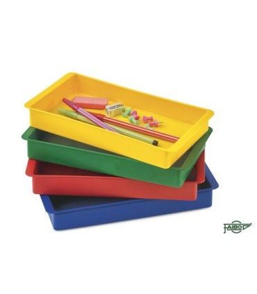 PACK 10 BANDEJAS MULTIUSOS FAIBO REF 209 COLORES SURTIDOS 247X125X30