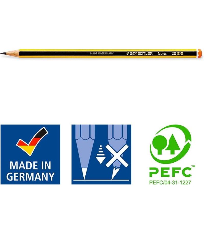 LAPIZ NORIS 120 STAEDTLER Nº0 2B