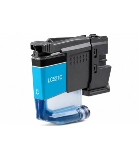 CARTUCHO BROTHER COMPATIBLE LC521 CYAN LC521C 500 COPIAS