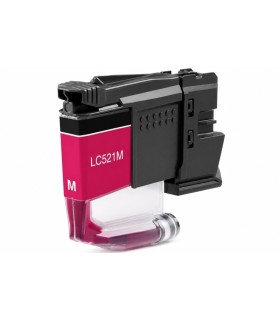 CARTUCHO BROTHER COMPATIBLE LC521 MAGENTA LC521M 500 COPIAS