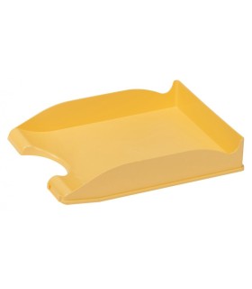 BANDEJA APILABLE PLASTICO OPACA AMARILLA FAIBO