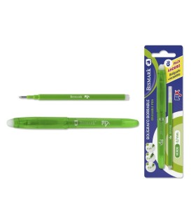 BOLIGRAFO BORRABLE BISMARK VERDE CON RECAMBIO 0 7mm