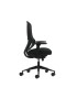 SILLA DE OFICINA OQONOS CHERG 021 NEGRA - REPOSABRAZOS 4D - ASIENTO DESLIZANTE