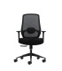SILLA DE OFICINA OQONOS CHERG 001 NEGRA - RESPALDO DE MALLA TRANSPIRABLE - ASIENTO ERGONOM