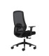 SILLA DE OFICINA OQONOS CHERG 001 NEGRA - RESPALDO DE MALLA TRANSPIRABLE - ASIENTO ERGONOM