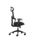 SILLA DE OFICINA OQONOS ERGONOMICA CHERG 027 NEGRA - REPOSACABEZAS CERVIAL AJUSTABLE