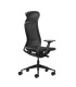 SILLA DE OFICINA OQONOS ERGONOMICA CHERG 028 NEGRA - REPSPALDO Y ASIENTO DE MALLA ELASTICA