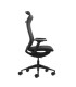 SILLA DE OFICINA OQONOS ERGONOMICA CHERG 028 NEGRA - REPSPALDO Y ASIENTO DE MALLA ELASTICA