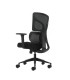 SILLA DE OFICINA OQONOS CHERG 012 NEGRA - RESPALDO Y ASIENTO DE MALLA ELASTICA