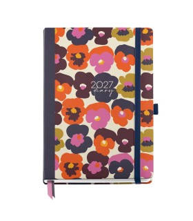 AGENDA PLUS DIA PAGINA BOLD FLOWERS 2027 MIQUELRIUS