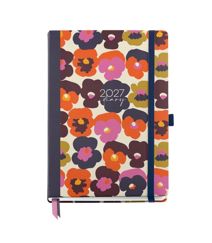 AGENDA PLUS DIA PAGINA BOLD FLOWERS 2027 MIQUELRIUS