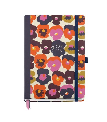 AGENDA PLUS DIA PAGINA BOLD FLOWERS 2027 MIQUELRIUS