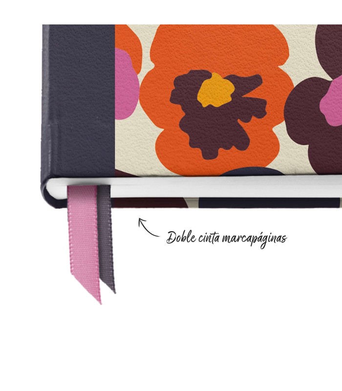AGENDA PLUS DIA PAGINA BOLD FLOWERS 2027 MIQUELRIUS