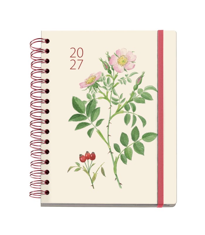 AGENDA PLUS WIRE-O DIA PAGINA ROSAE ENTREDOS 2027 MIQUELRIUS