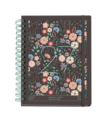 AGENDA PLUS WIRE-O DIA PAGINA BROW LIBERTY 2027 MIQUELRIUS