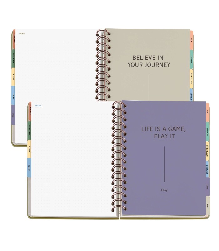AGENDA PLUS WIRE-O DIA PAGINA BROW LIBERTY 2027 MIQUELRIUS