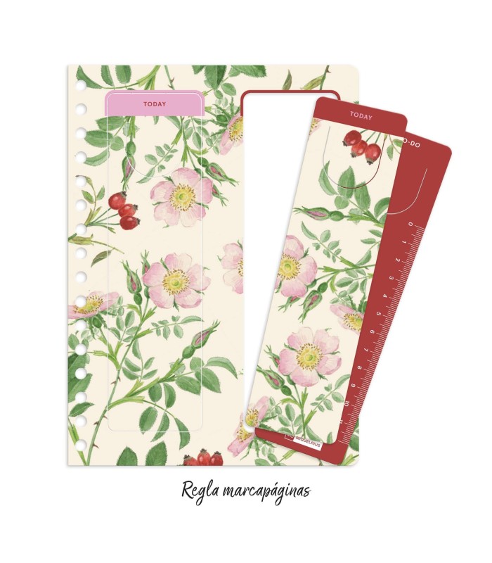 AGENDA PLUS WIRE-O DIA PAGINA JARDIN ENTREDOS 2027 MIQUELRIUS