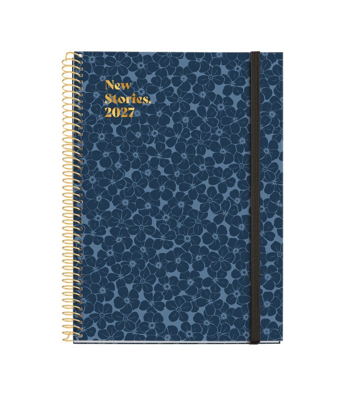AGENDA ESPIRAL PLUS DIA PAGINA MYOSOTIS 2027 MIQUELRIUS