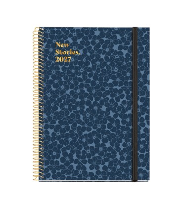 AGENDA ESPIRAL PLUS DIA PAGINA MYOSOTIS 2027 MIQUELRIUS